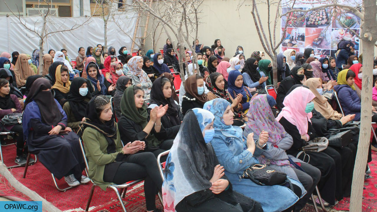 OPAWC event on the International Womwn's Day in Kabul